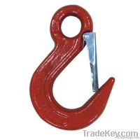 Eye sling hook with latch