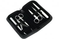 Manicure Kit With Leather Box