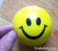 PU smiling stress ball