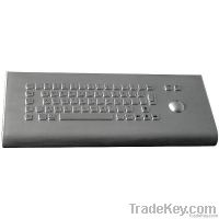 Stainless steel desktop keyboard with trackball(X-BP66D)