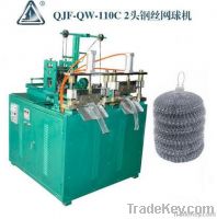 double-head auto steel scourer machine