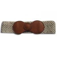 Women&#039;s Elastic Belt with Fashionable Buckle, Available in Various Col