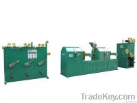 Horizontal high speed double layers wire wrapping machine