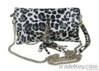 Woman leopard messenger chain bags