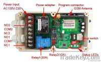 GSM remote control box (Double channel, AC power input)