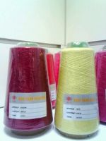 cotton/nylon yarn top dyed rign spun yarn