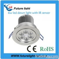 hot selling 6w infrared sensor led downlight