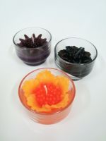 Tropical Flower Set(Candle In Glass)