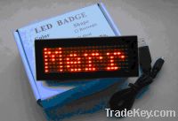 led  mini display LED badge  led tag
