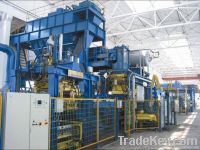 High-pressure squeeze moulding line with HWS main machine