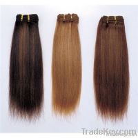 Chinese/indian remy silky straight human hair weaving, wefts