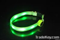 Nylon LED flashing dog collar