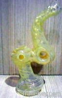 Fumed Glass Donut Bubbler