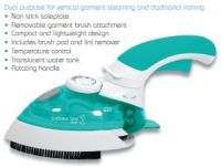 travel steam iron brush