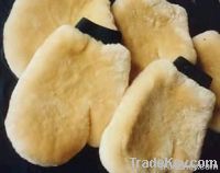 sheepskin wash mitts