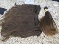 Brazilian Machine weft and pony tail