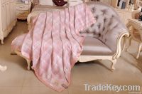 jacquard silk blanket