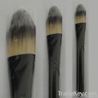 Three tone foundation brush makeup brush