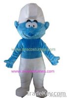 smurf mascot costume, cartoon mascot, party costumes