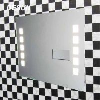 Illuminated Mirror With Magnifier