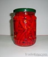 Pickled Hot Chili Glass Jar