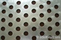 Perforated wire mesh