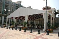 Reception tent