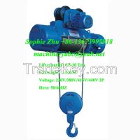 1-20 Ton, 3-110M  Wire Rope Electric Hoist, Electric Wire Rope Hoist