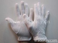 Cotton glove with mini dots (DCH112)