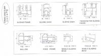 80B Sliding UPVC Profile for Windows and Doors