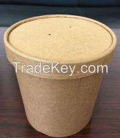 Take away disposable paper bucket