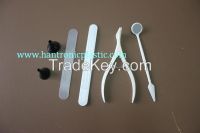 Disposable plastic spatula, ear mirror, rhinoscope, mouth mirror