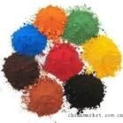 Iron Oxide red, green, yellow, black