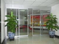Inductive Automatic Sliding Door with Framed or Frameless Glass Door Leaf