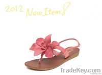 women sandals flat with flower