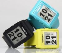 new arrival Trakdot bluetooth smartwatch Wristwatch with E-paper display for iPhone5