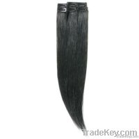 Malaysian virgin remy  human hair clip-in hair extension