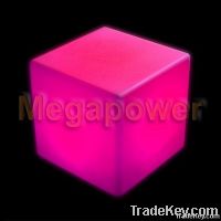 Rechargeable led cube, Led chair, Illuminated furniture