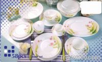 58 pcs opal glassware dinner set