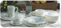 24pcs opal glassware dinner set