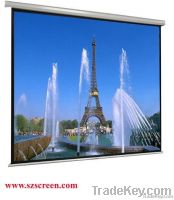 Wall Mount Manual roll down Projection screen (with self-lock device)