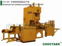 Aluminium foil container making machine