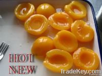 canned yellow peach halves