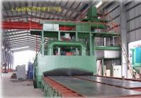 Steel plate and profile shot blasting machine