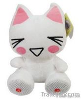 plush animal toy with speaker