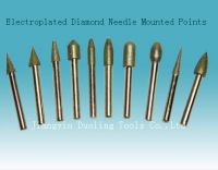 Electroplated Diamond Needle Mounted Points