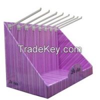 Customized High quality Cardboard Couter Display with hooks for retail