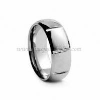 high polished tungsten rings