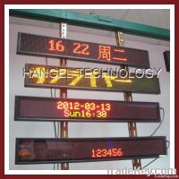 32x160 One Line LED Moving Display Electronic Scrolling Message Sign