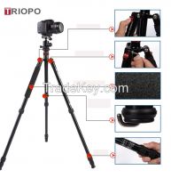 TRIOPO MT-2504X8.C+NB-1S tripod kit , aluminium alloy tripod and SLR camera  tripod with monopod for Nikon , Canon , Sony , Pentax